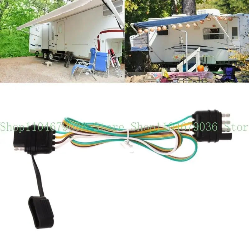 652F Universal 4 Pin Trailer Wiring Harness ABS Construction Quick Designing