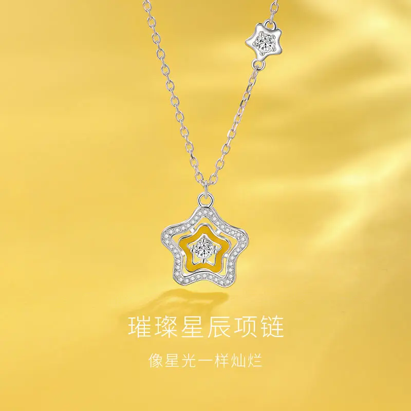 

Clect Proxima Centauri Necklace Girls Silver Ins Birthday Gift Accessories