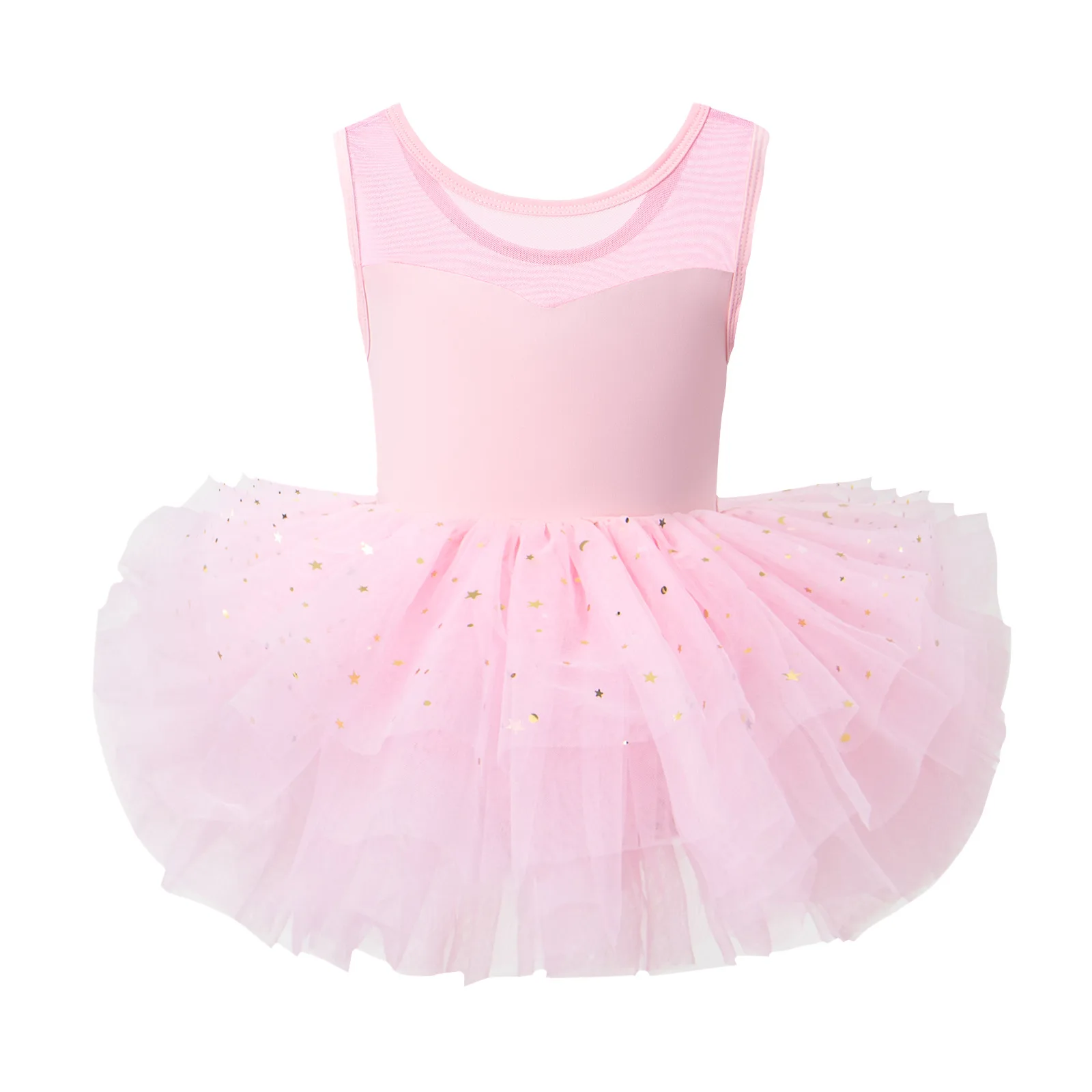 LILIGIRL Professional Ballet Tutu Dress for Girls 2-8 Years, Stage Performance Competition Costume, Sparkly Dance Leotard Set