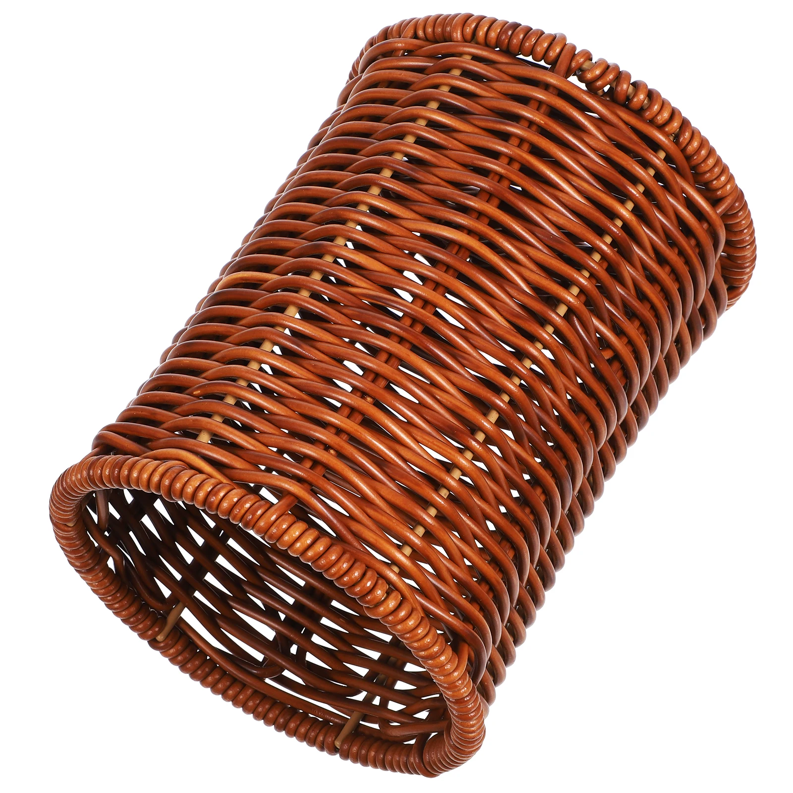 

Rustic Woven Chopstick Utensil Storage Container For Kitchen Countertop Spoon Spatula Holder Easy Clean Space Saving Organizer
