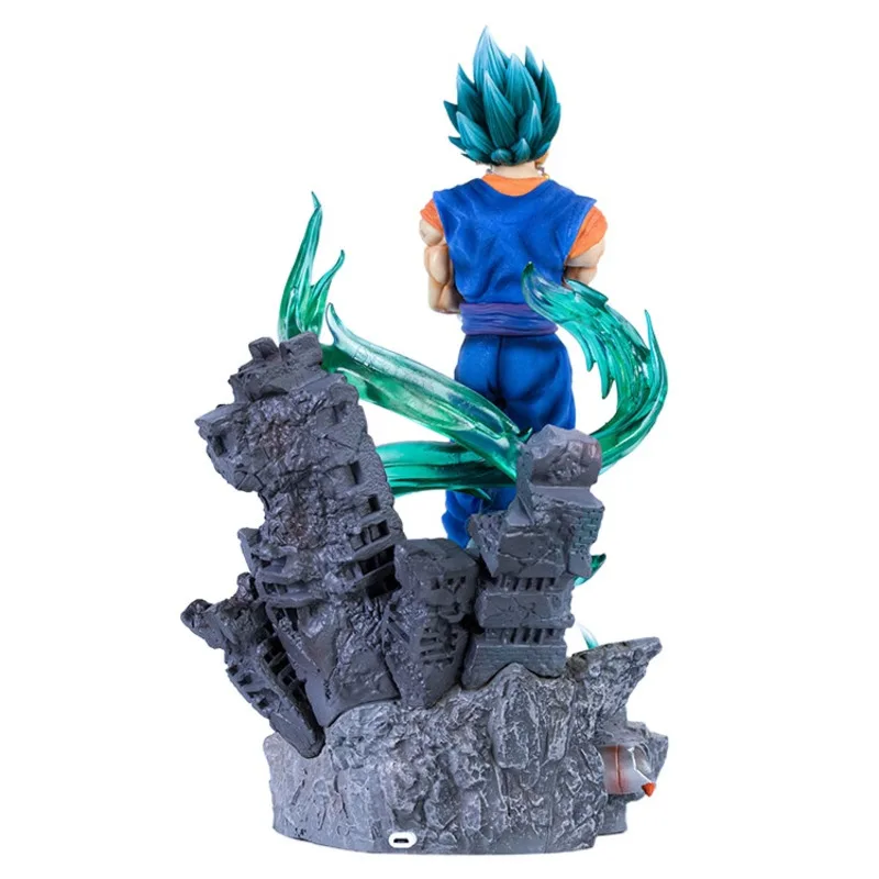 Dayu X Light Weapons Studio PVC 40cm Vegetto Anime Model DBZ Figurine GK Dragon Ball Action Figure Collection Toy Vegito Figma