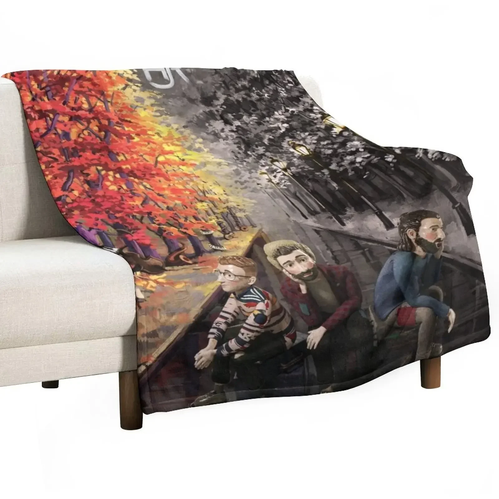 ajr 2021 ok orchestra visakura Throw Blanket Flannels Blankets For Sofas decorative funny gift Blankets