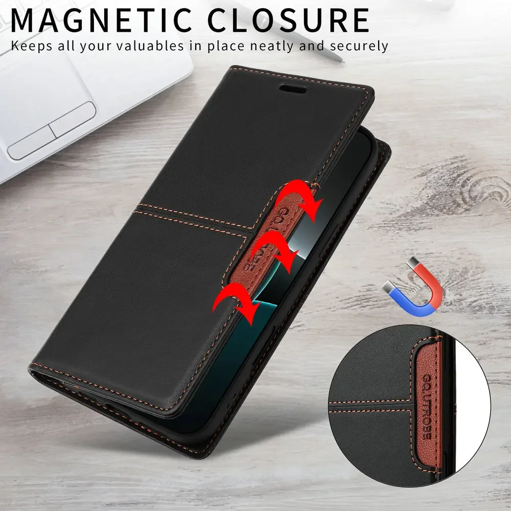 Luxury Case for Redmi Note 17 15 14 13 12 Pro Plus 5G 4G Flip Cover Magnet Wallet RFID Phone Book Funda Xiaomi Redmi Note 10 11S