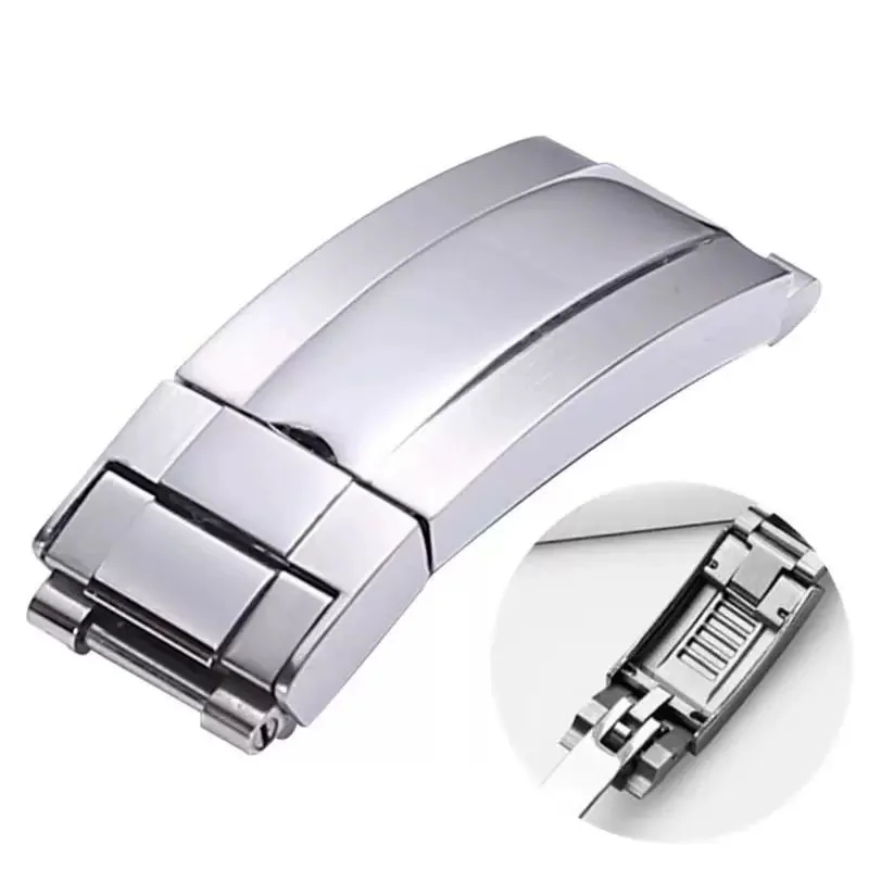 For Rolex DAYTONA SUBMARINER GMT Yacht-Master Fine-tuning Pull Button Buckle high quality Watch Band Glidelock Clasp16mm