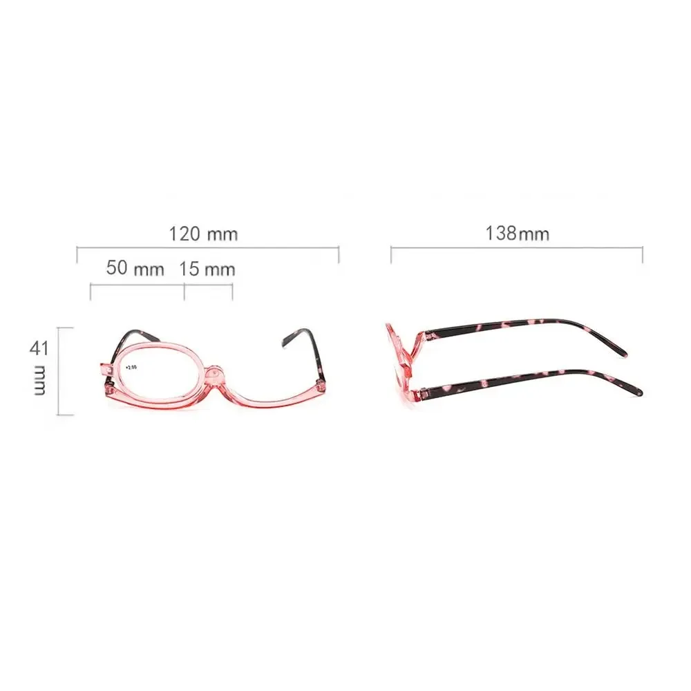 Makeup Presbyopia Glasses Single 180 Degree Rotating Makeup Glasses Multi Functional Full Frame Fashion Presbyopia Glasses