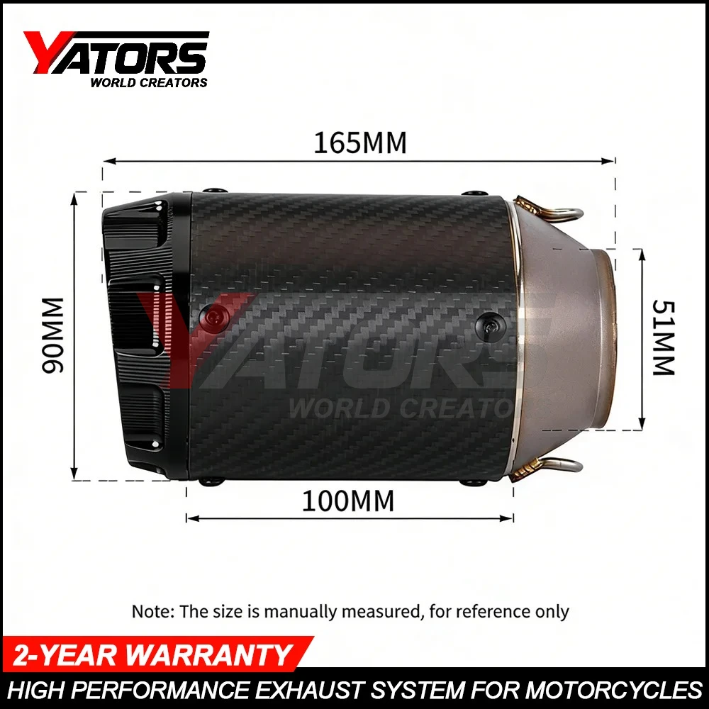 Motorcycle For CBR650R CBR650F CBR650 CB650F 2014-2025 Exhaust Tube Front Link Pipe Escape Full System With Two oxygen sensors - view 3