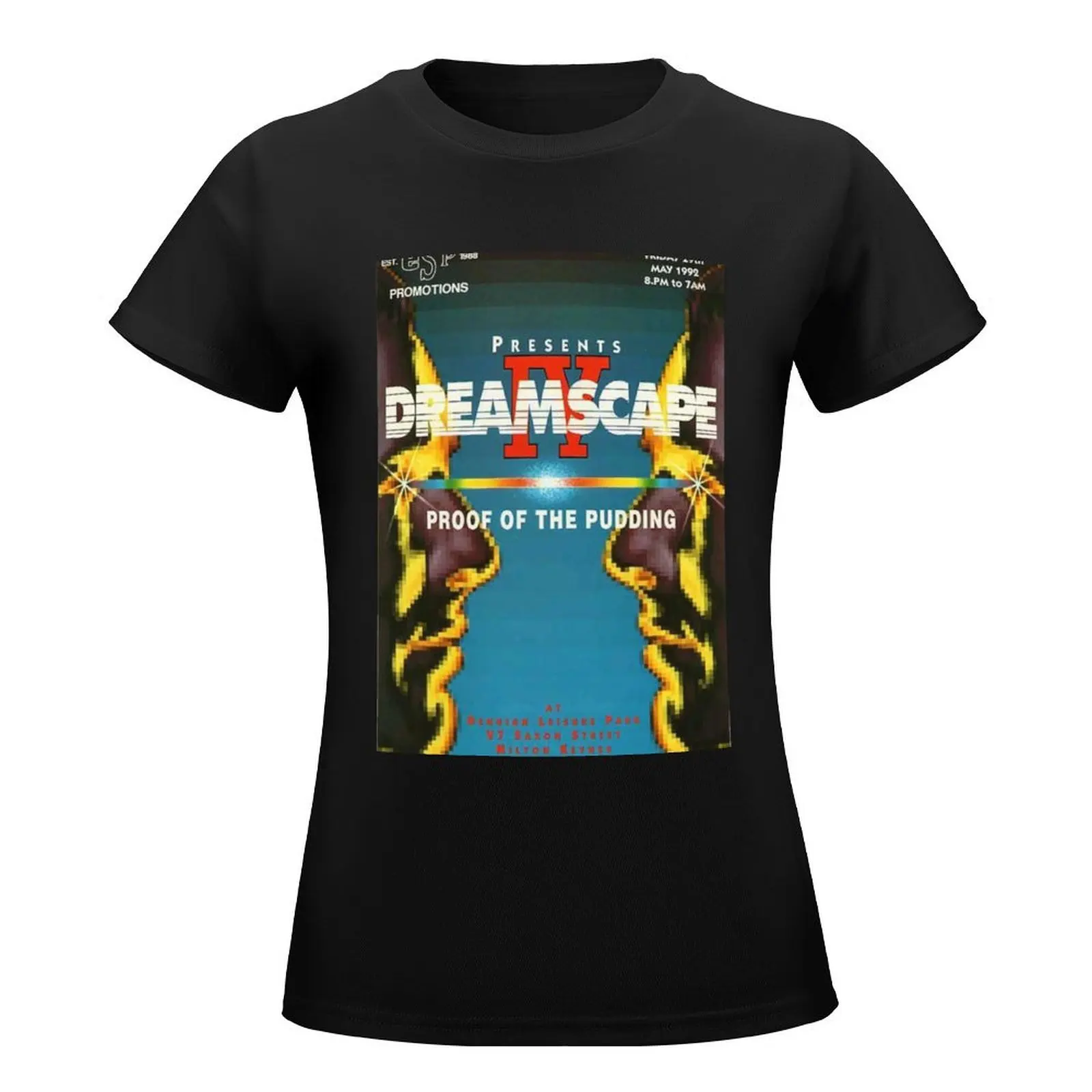 Dreamscape IV flyer T-Shirt Aesthetic clothing summer top tops t-shirts for Women cotton