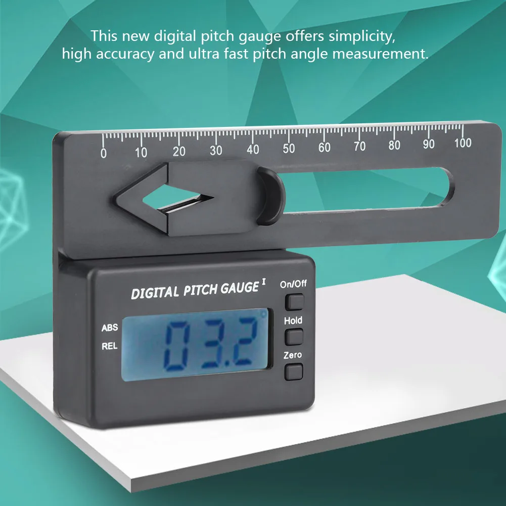 LCD Digital Pitch LCD Pitch Gauge RC Pitch Gauge RC Accessory LCD Display Electronic Digital Pitch Gauge for Helicopter Model
