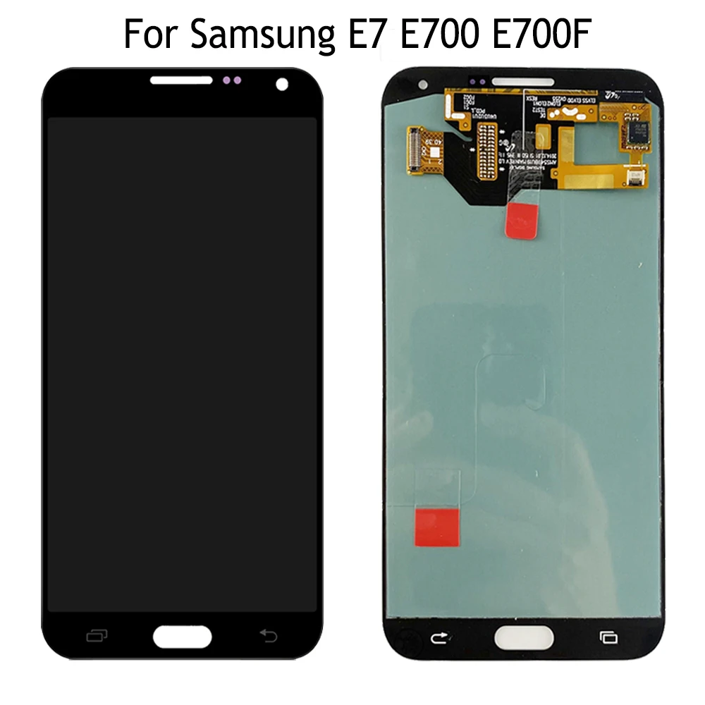 High Quality Display Screen For Samsung E7 E700 E700F E7000 E7009 LCD Display Touch Screen Digitizer Assembly Replacement