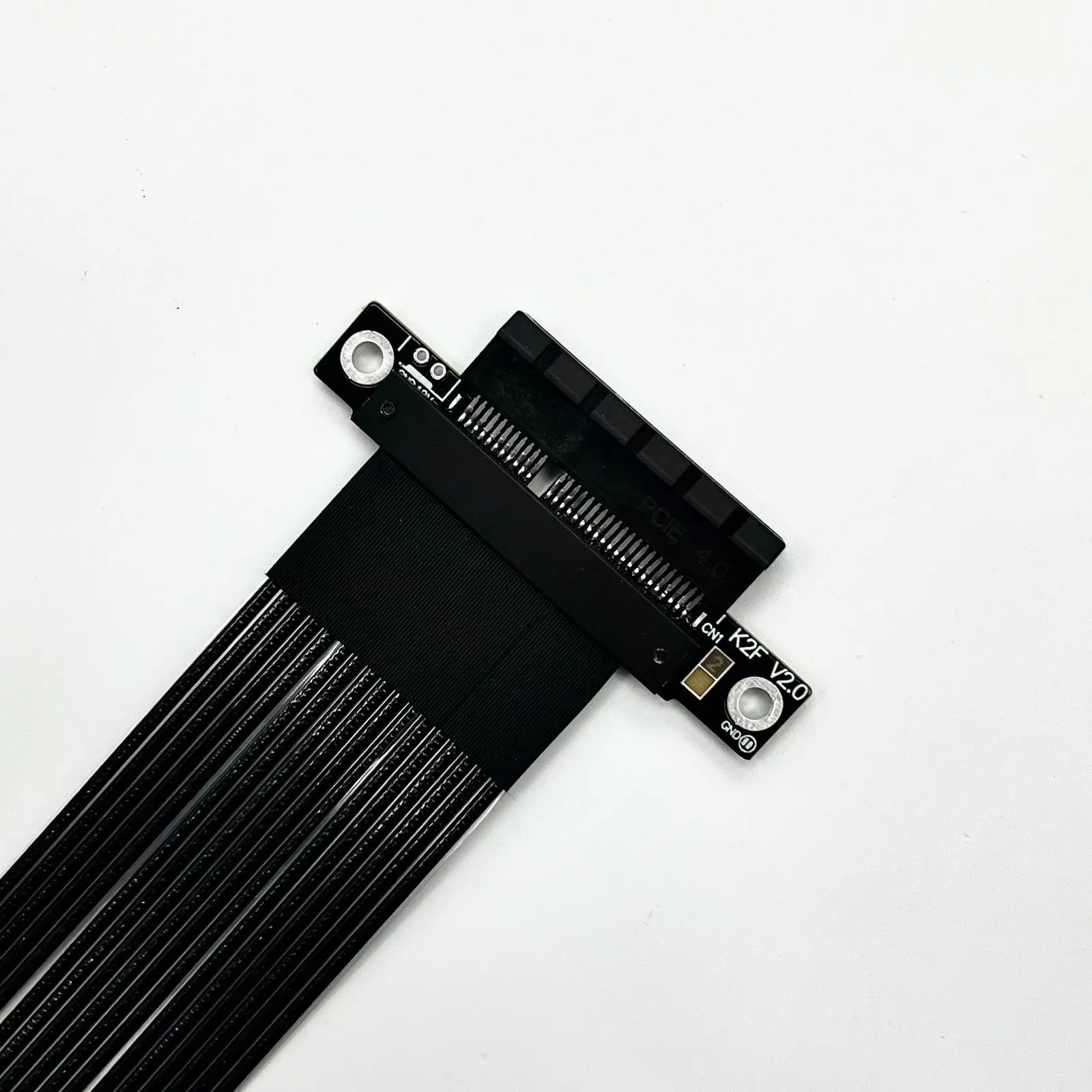 ADT PCI Express 5.0 X16 to X4 High Speed Lossless Extension Cable PCIe 5.0 x4 Gen5.0 Graphics Card GPU Turn Angled to 1U Chassis
