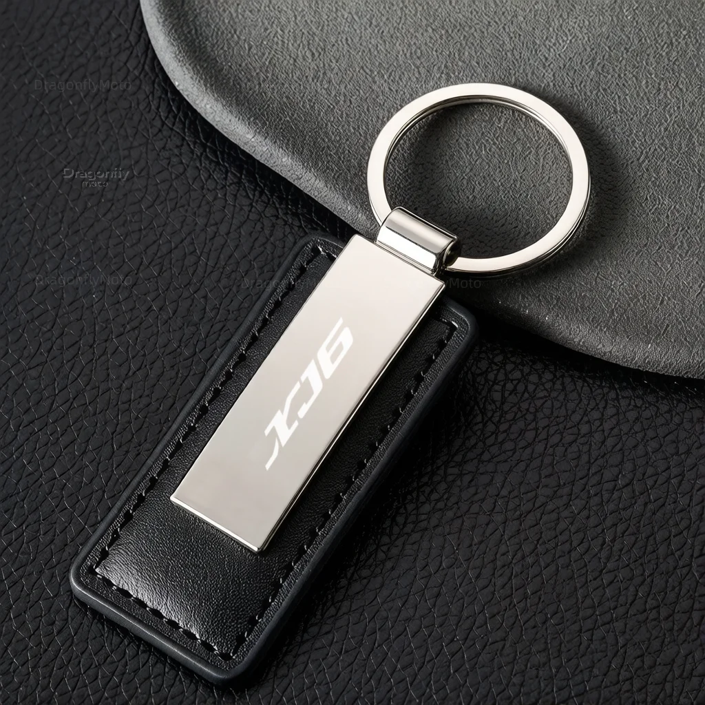 

Motorcycle Accessories CNC Keychain Keyring Fit For Yamaha XJ6 XJ6F XJ6N DIVERSION 2009-2014 Key PU Leather Custom Keychain