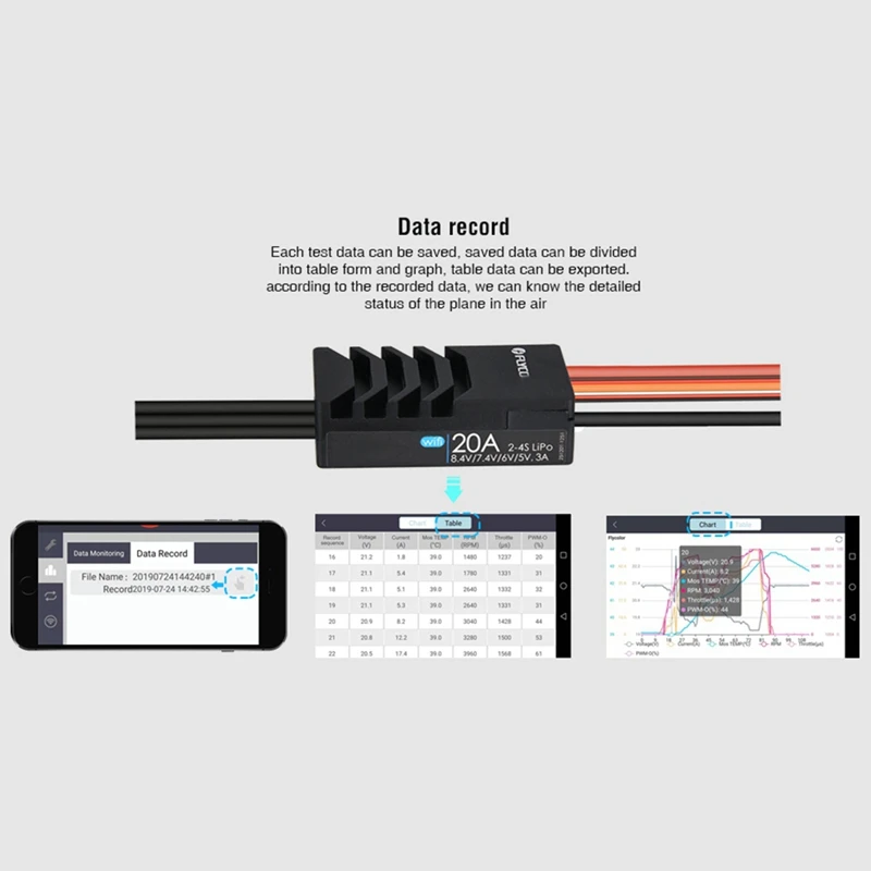 WIFI Programming Module For Flycolor Kraken And Windragon Series ESC Brushless Speed Controller