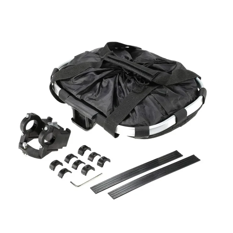 Big Capacity Bike Front Basket Bag Foldable MTB Front Bag Portable Pet Carrier Bag Bike Accessories