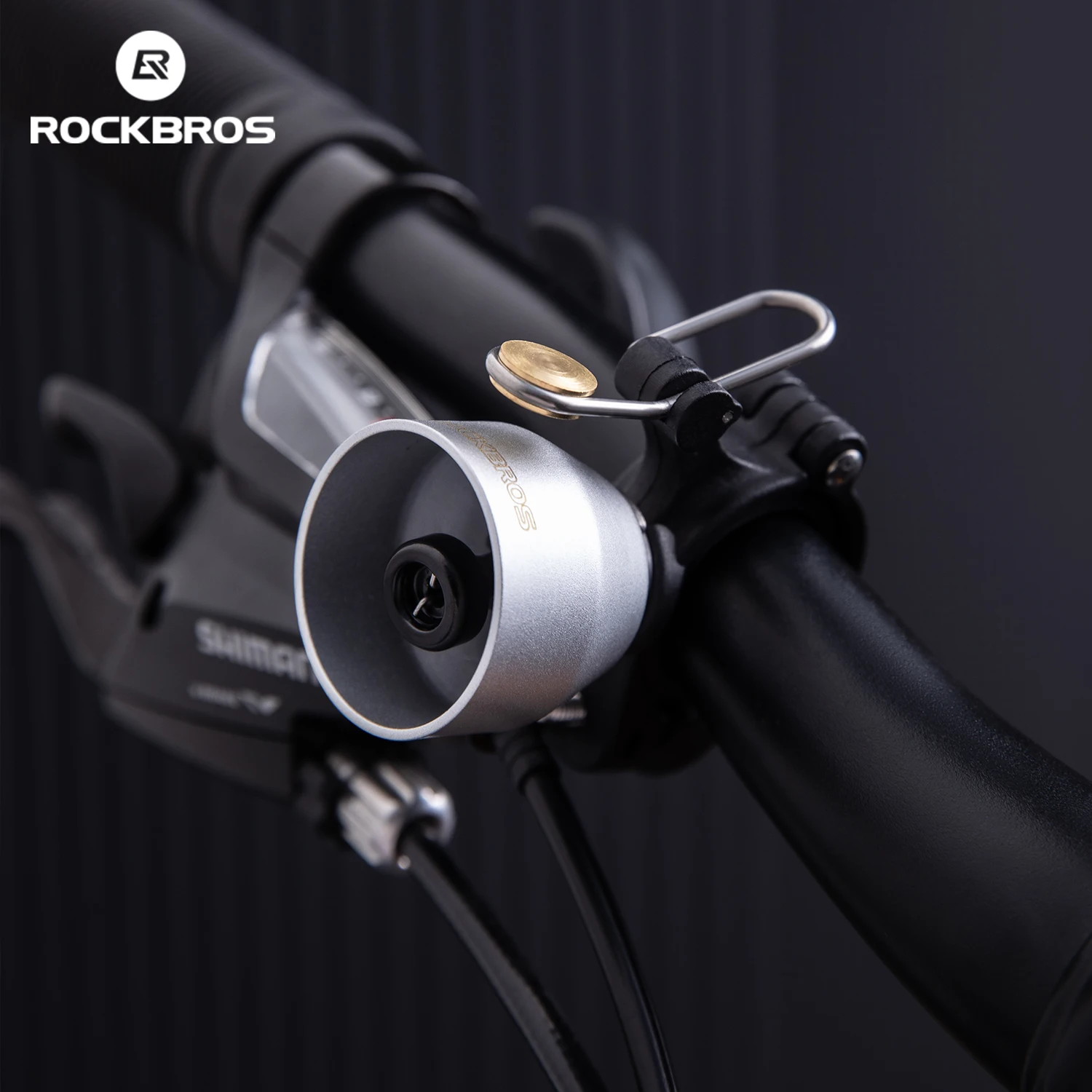 

ROCKBROS Bike Bell Compact High-pitched Bell Warning Stable Bicycle Mini Horn Bell Copper Waterproof Retro Crisp Cycling Bell