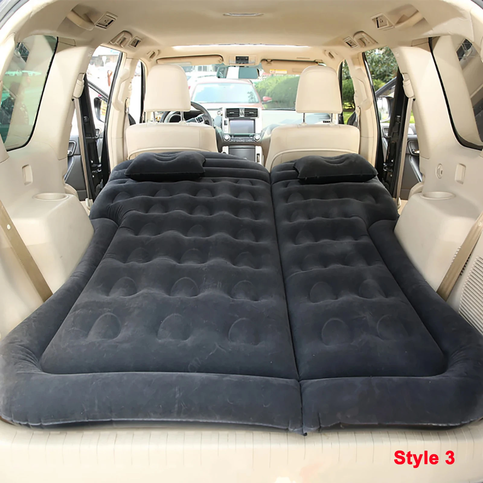 Universal Inflatable Car Mattress Car Inflatable Bed SUV Inflatable Multifunctional Car Accessories Outdoor Camping Mat With Air