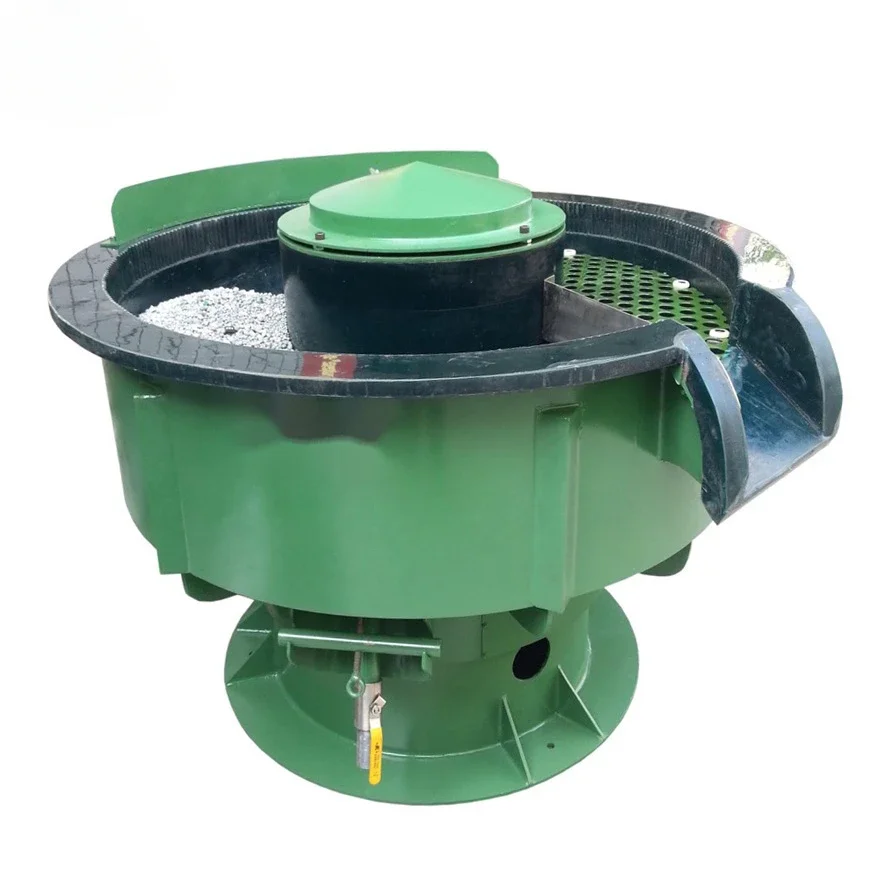 Flat Bottom Vibratory Bowls Machine Deburring and Polishing Metal Enhanced Vibration Technology