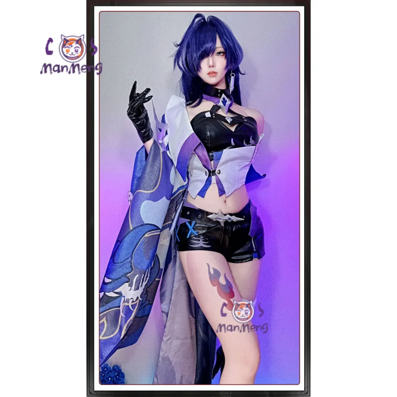 

Honkai Star Rail Yomi Raiden Bosenmori Mei Acheron Cosplay Party Maid Outfit Halloween Costume Accessories New Fashion dress