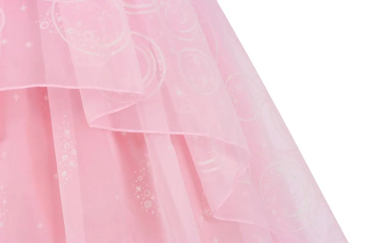 Glinda Niedliches Rosa Kleid für Mädchen 2-12 Jahre Cosplay-Kostüm Mädchen Halloween-Kostüm Kinder Gute Hexe Prinzessinnen-Kleider – Detail 12