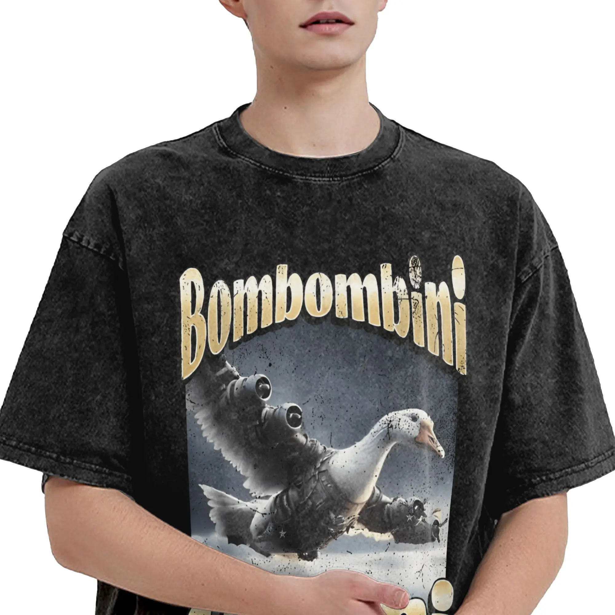 

Bombombini Gusini T Shirt Summer Italian Brainrot Street Style T Shirts Cotton Trendy Cool Tshirt Male Short Sleeves Top Tees