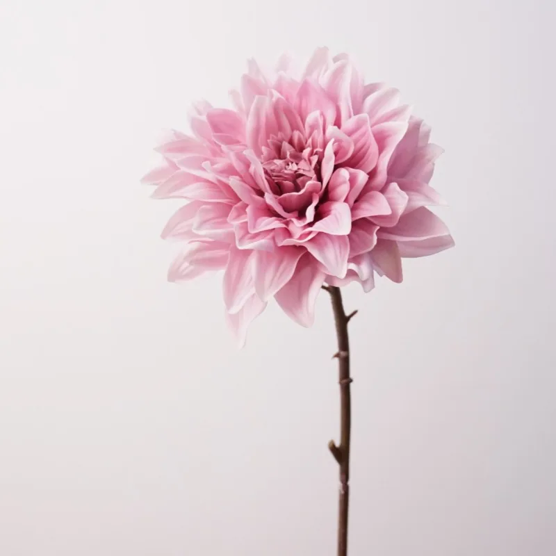 4 Stück hochwertige feuchtigkeitsspendende Dahlien, künstliche Blumen mit echtem Touch, Heimdekoration, Kunstblumen, Dahlien, Hochzeitsdekoration, Partytischdekoration, Flores – Detail 7
