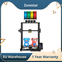 Zonestar Z8PM4 Pro Extruder 4-IN-1-OUT Color-Mixing 3D Printer LCD Screen High Precision Resolution DIY Kit 300mmx300mmx400mm