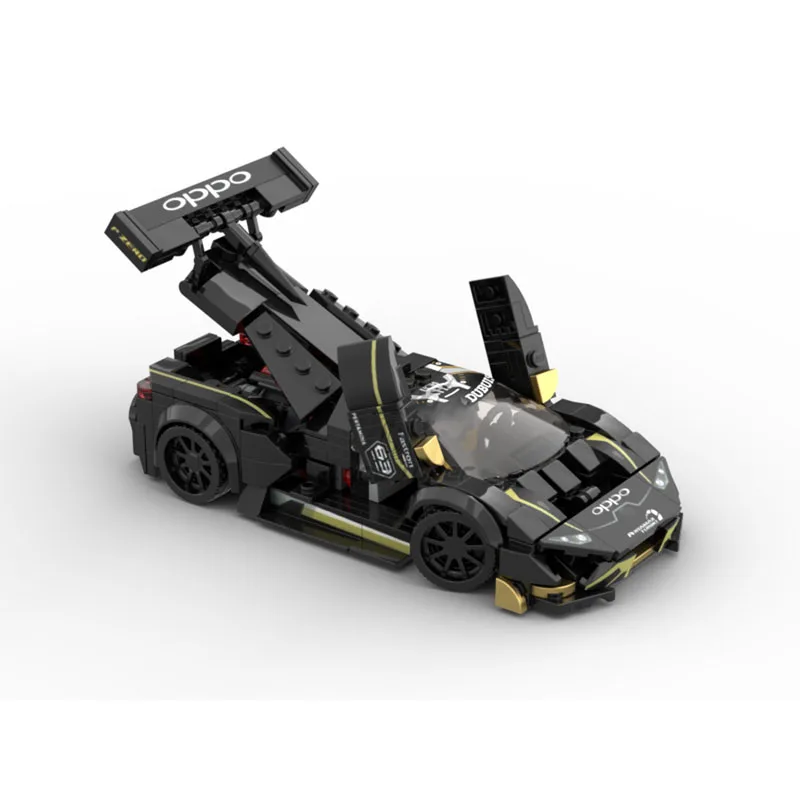 

MOC-105829 Новый классический городской спортивный гоночный автомобиль, модель строительного блока, 373 шт., детский строительный блок на день рождения для мальчиков, игрушка в подарок