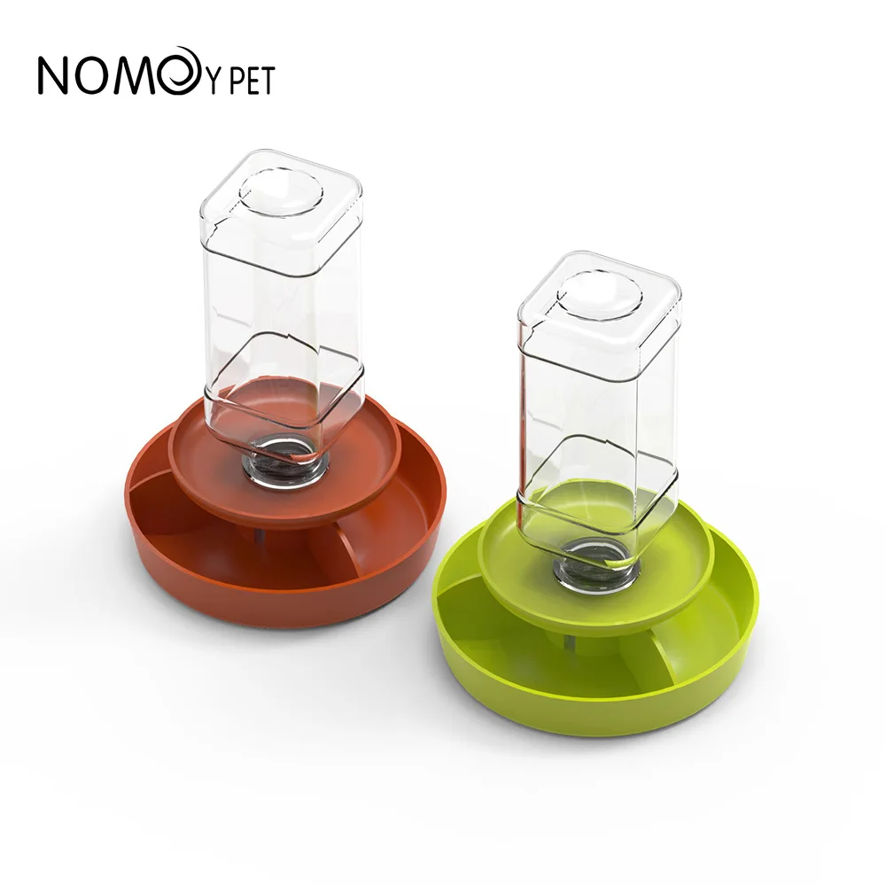 NOMOY Stackable Reptile Food & Water Dish - Stacking Feeder Bowl for Bearded Dragons, Geckos, Snakes&Lizards,Space Saving Design