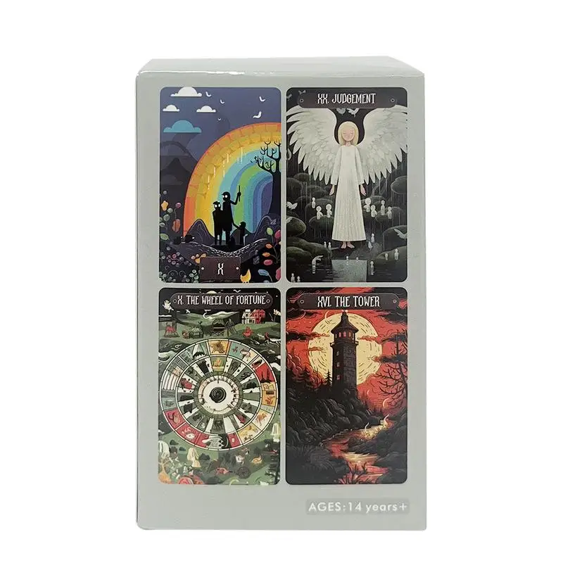 Tarot Cards Fate Divination Tarot 78 Cards Tarot Deck Divination Fate Tarot Oracle Cards Party Entertainment Board Game