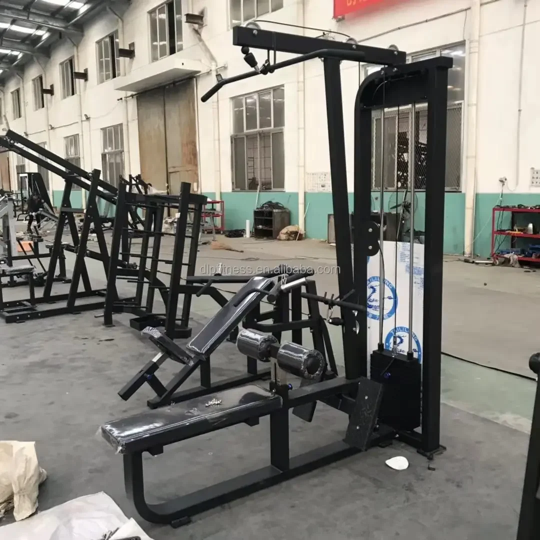 

Fitness Machine With Weight Stacks Pin Loaded High Pull