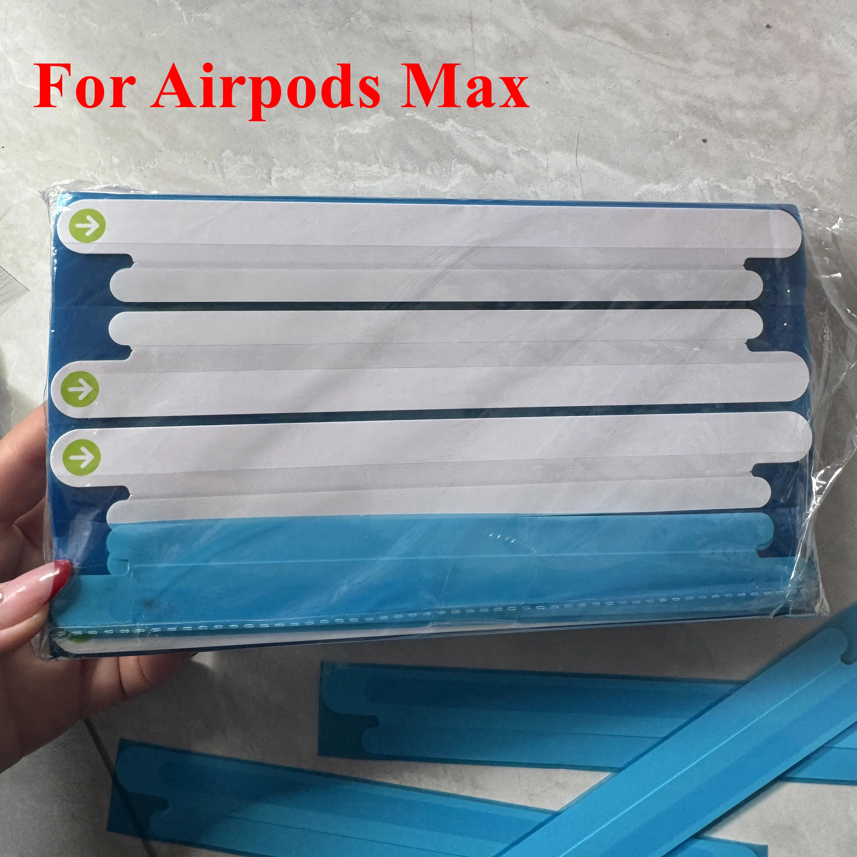 

10 Sets New Box Paper ReSeal Sticker For AirPods Pro 2 3 Airpods 3 4 Airpods Max Box Outer Package Wrap Sealing Tape Stickers