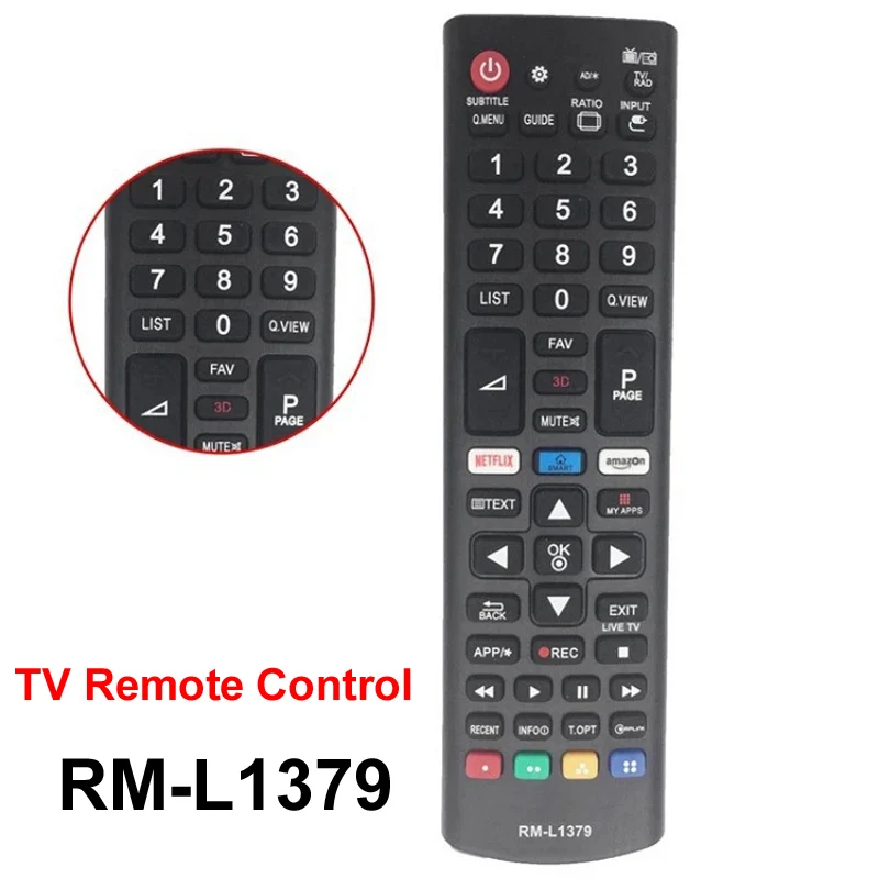 RM-L1379 TV Wireless Remote Controller for LG Smart TV suporrt 3d amazon netflix 43LJ5500 43LJ550M Smart TV Remoter control