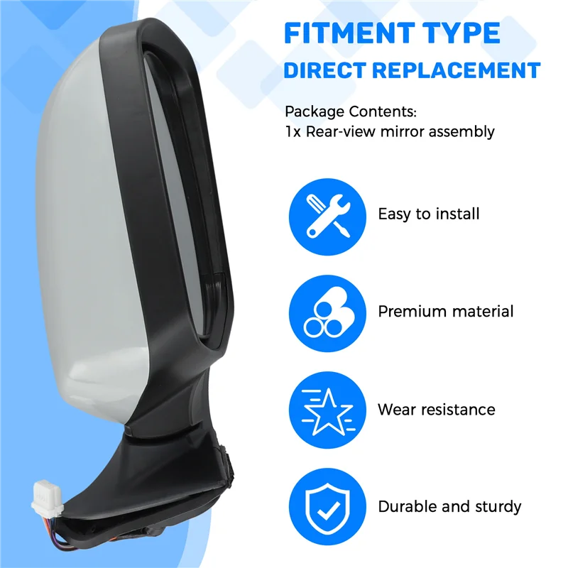 

Rearview Mirror Assembly Car Rearview Mirror Reflector For Subaru Legacy 2010-2012 Outback 2010 2011