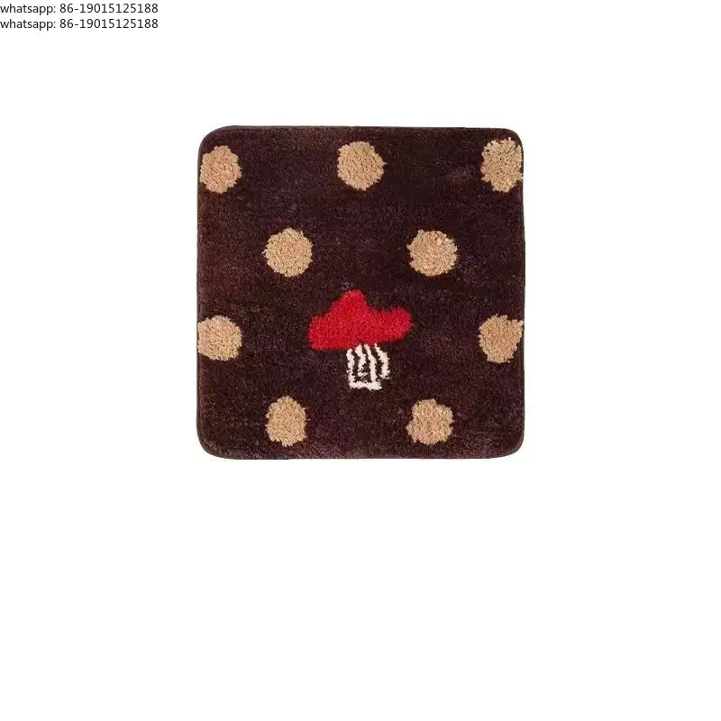 

Мультяшная флокированная подушка для сиденья, подушка для стула, офисная теплая подушка для стула, зимняя классная сидячая подушка