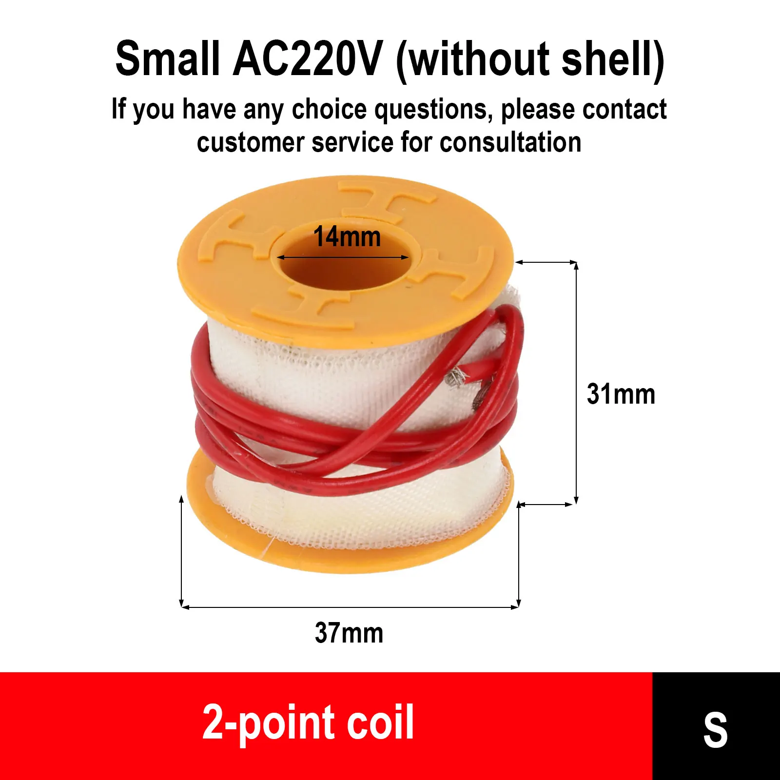 Solenoid Valve Coil Normally Closed DN06 Series 12V 220V 24V AC DC Pneumatic Full Copper Coil All-copper Coil