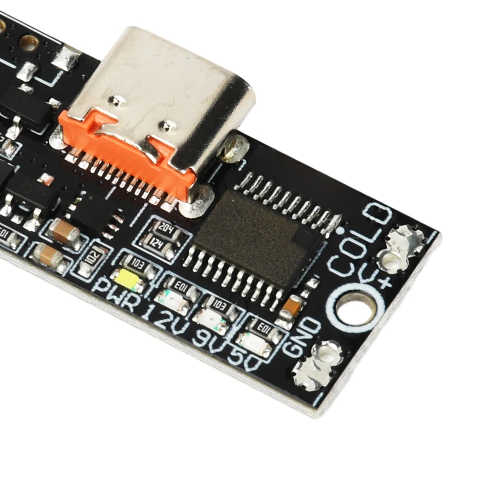 PD/QC Type-C Decoy Board Dual Output Fast Charge Trigger Polling Detector Power Fast Charging Module 5V 9V 12V Adjustable