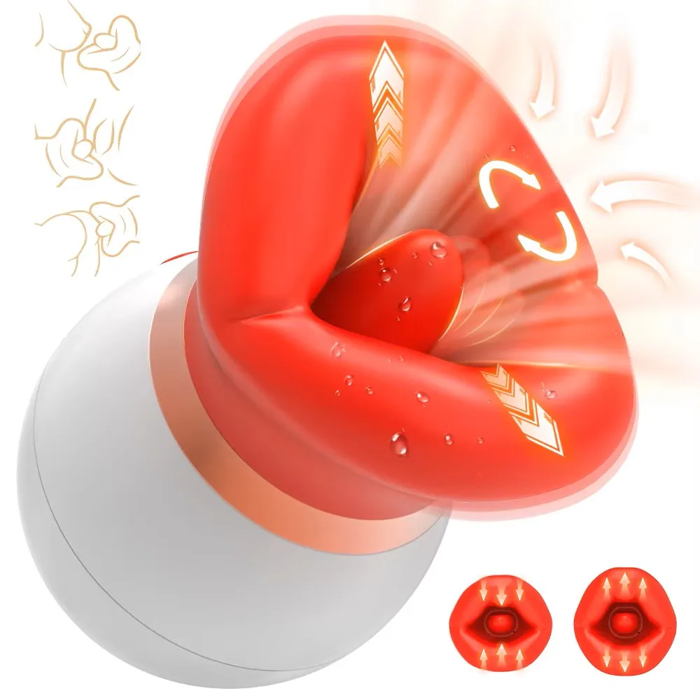 Women's Clit Sucking Vibrator - Tongue Licking & Oral Nipple Vacuum Stimulator, Adult Sex Toy with Suction & Vibration