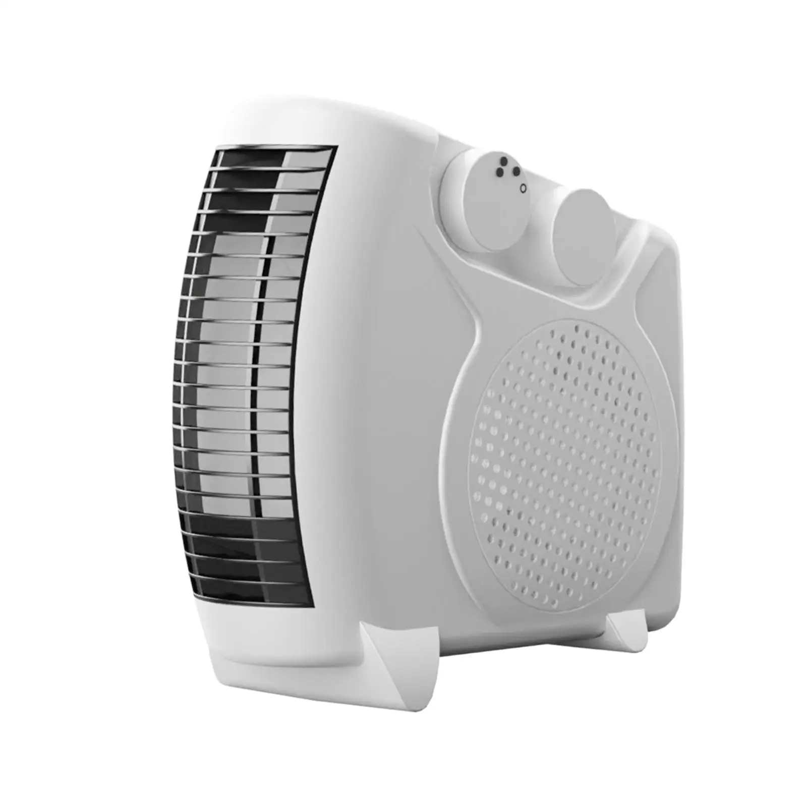 Desktop Space Heater Overheat Protection Flame Retardant Material Household Fan Heater Portable Heater for under Desk Versatile