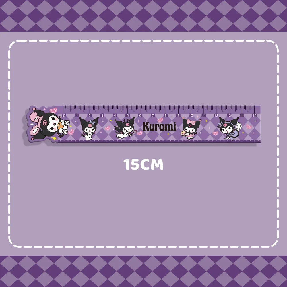 

5pcs cartoon cute ruler acrylic ruler stationery ruler giftStraight ruler