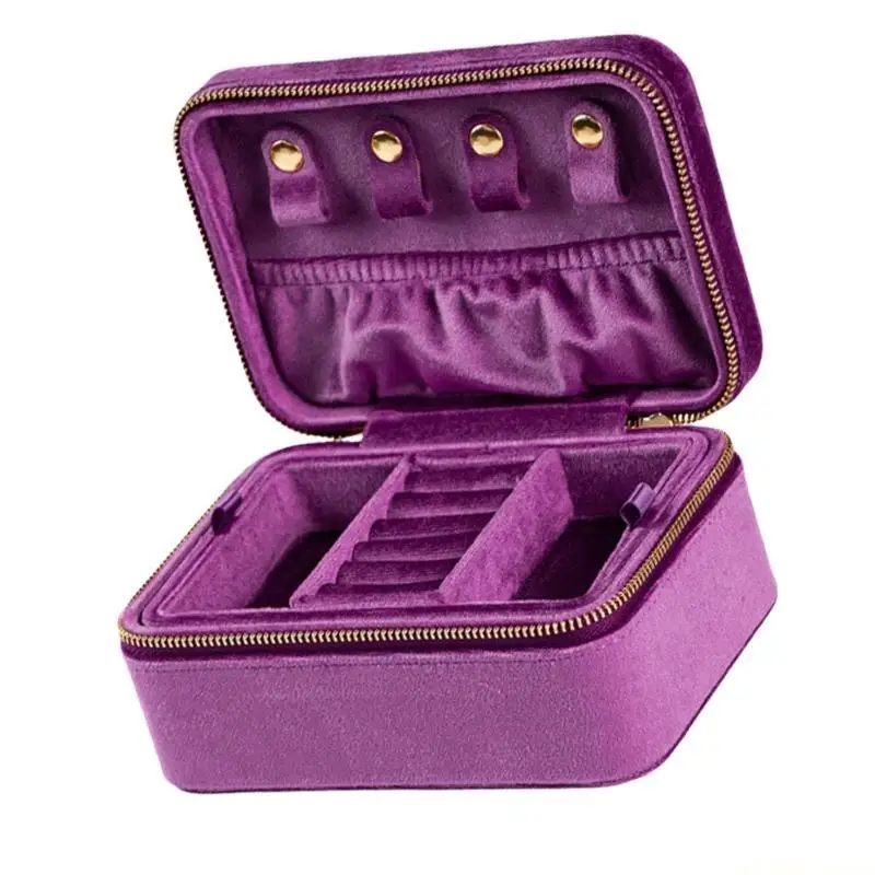 

D46E Стильный органайзер для ювелирных изделий, коробка для хранения ожерелья, коробка для упаковки ювелирных изделий, футляр