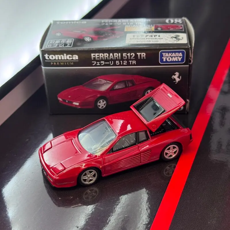 Takara Tomy Tomica Premium 08 Ferrari 512 TR Alloy Diecast Mini Sports Car Model Collectible Ornament Kids Boys Birthday Gift - view 4
