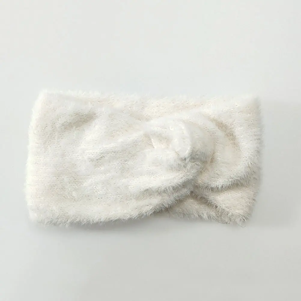 

3Pcs Knot Headband Warm Winter Hairband Wide Elastic Headband for Women Girls Ear Warmer Thermal Insulation Decorative Accessory
