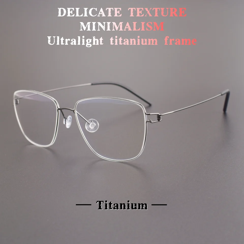 

Ультралегкие очки в титановой оправе 2025, легкие очки для отдыха и бизнеса, очки по рецепту с защитой от синего света