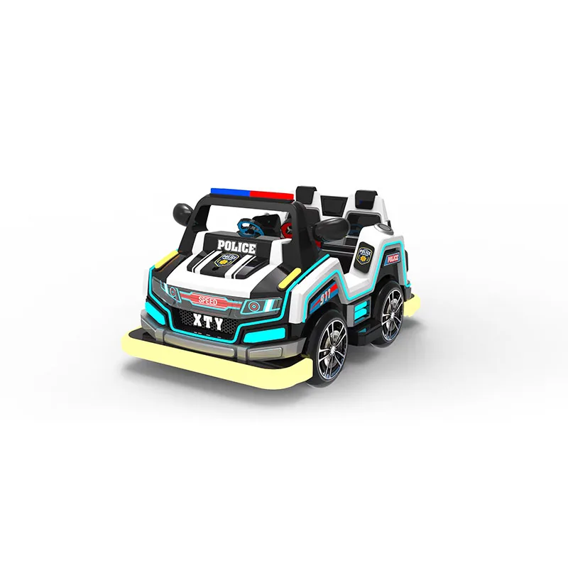 Uniquely Designed High-performance Exquisite Police Car Children's Toy Electric Sightseeing Electric Car