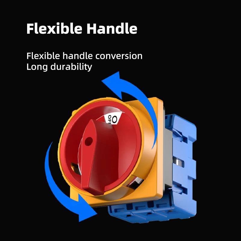 ENMG MLD-020PE مفتاح التحكم الرئيسي بمقبض متعدد القفل — مفتاح التحكم في الطاقة الصناعية المثبت على لوحة 20 أمبير #4