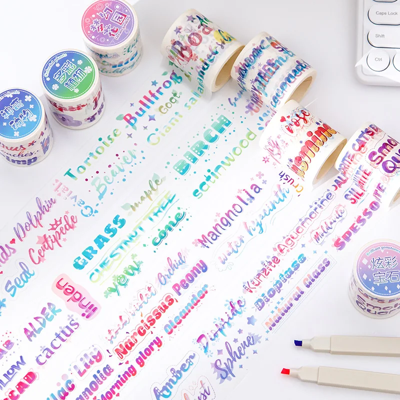 Click Sauce PET Handbook Tape, Adesivos, Material De Papel, Bonito, Meninas, Atacado