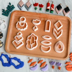 Soft Pottery Earrings Polymer Clay Cutter Irregular Shape Earring Polymer Clay Mold DIY Earring Jewelry Pendant Making Clay Tool