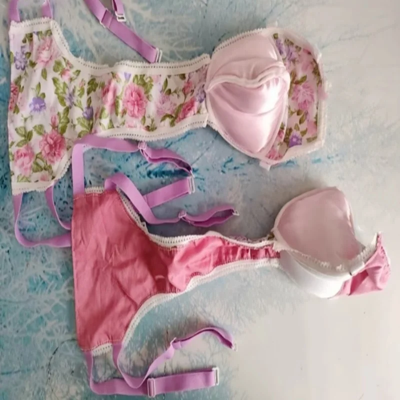 

Мужские сексуальные кружевные стринги ручной работы с цветочным принтом, открытые выпуклые сумки с наполнителем, хлопковые мягкие на ощупь Т-образные трусы для пар, эротические стринги, BF Party