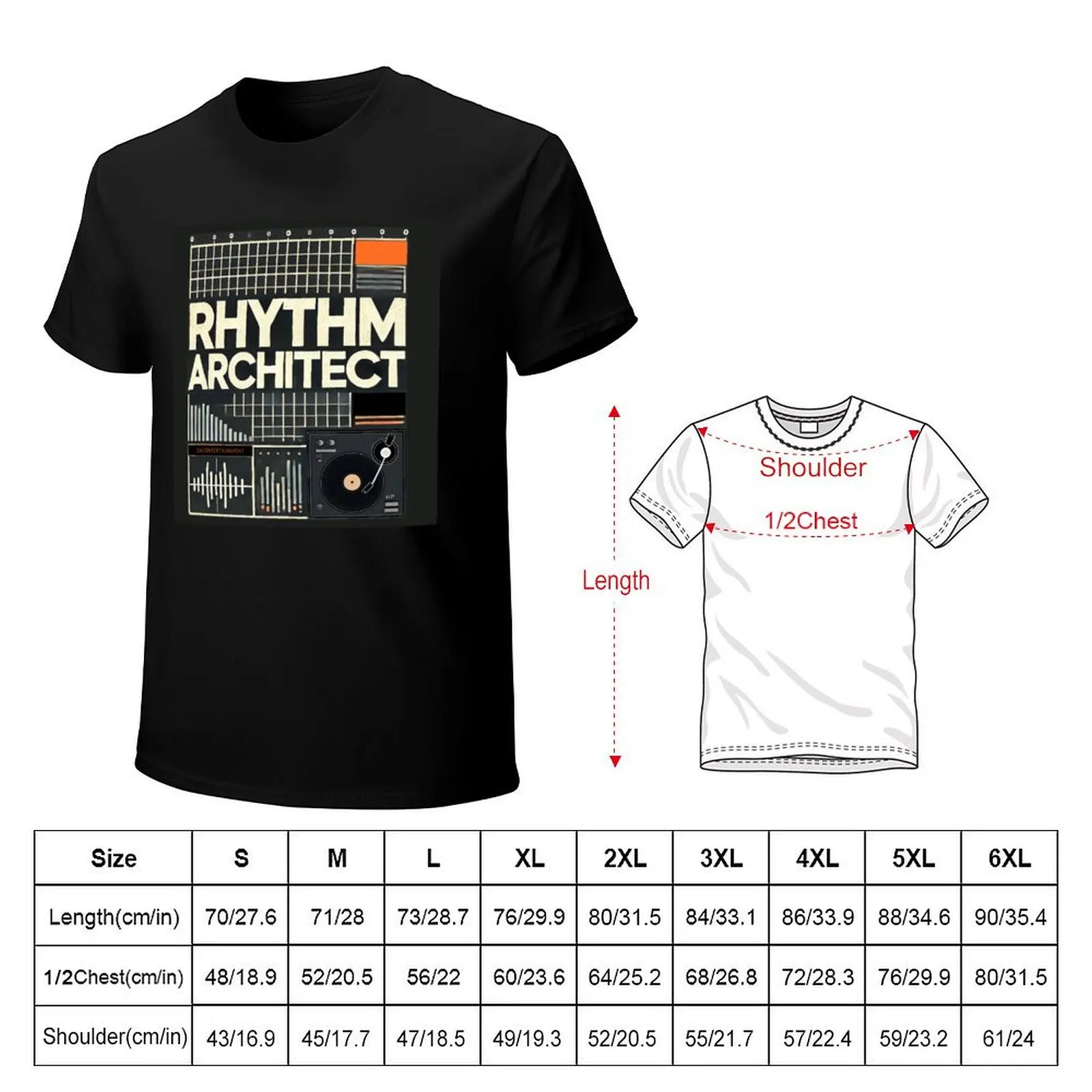 House Music Lover DJ Design - Rhythm Architect T-Shirt Quick Dry Outdoor Sports T-Shirt