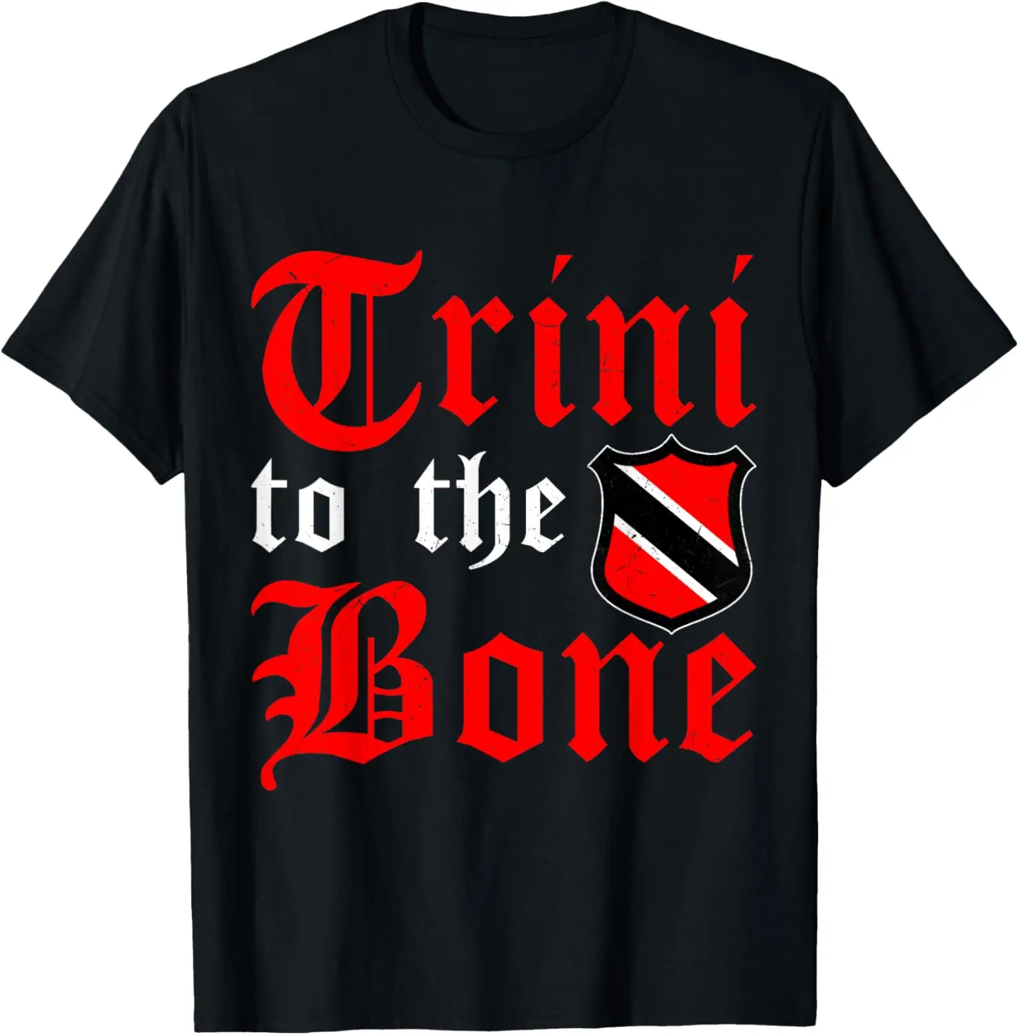 

Trini to the Bone - Trinidad Tobago Pride Emblem T-Shirt,100% cotton