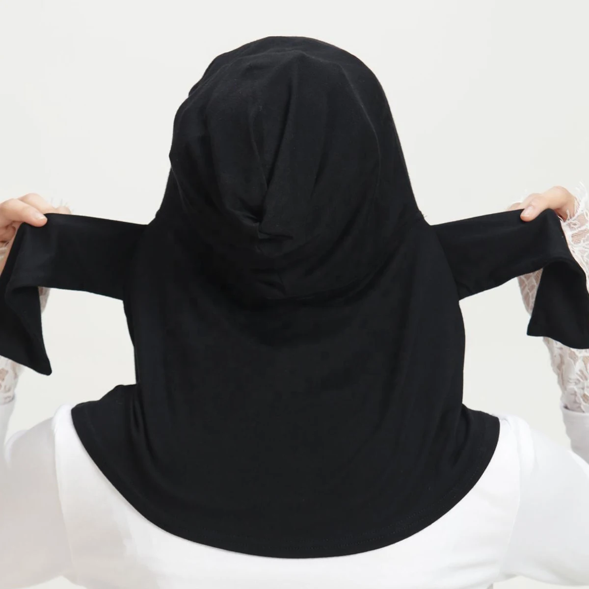 Hijab de dehors Instantané Prêt à vitation pour Femme Musulmane, Écharpe Décontractée, Couleur Unie, Mode Ramadan Eid Mubarak, Turban, Nouvelle Collection